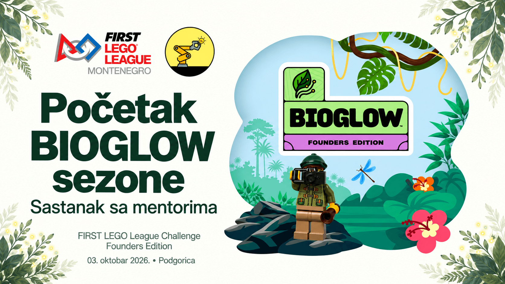 Cover photo: The BIOGLOW season of FIRST LEGO League has begun